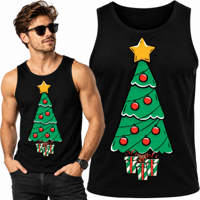 TANK-TOP ŚWIĄTECZNY CHOINECZKA